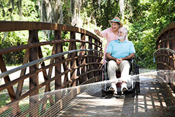 couple on bridge